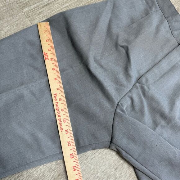 Vintage Joan Walters Pants Trousers Gray Women 12 High Rise 27x36 Career Office - Picture 7 of 8